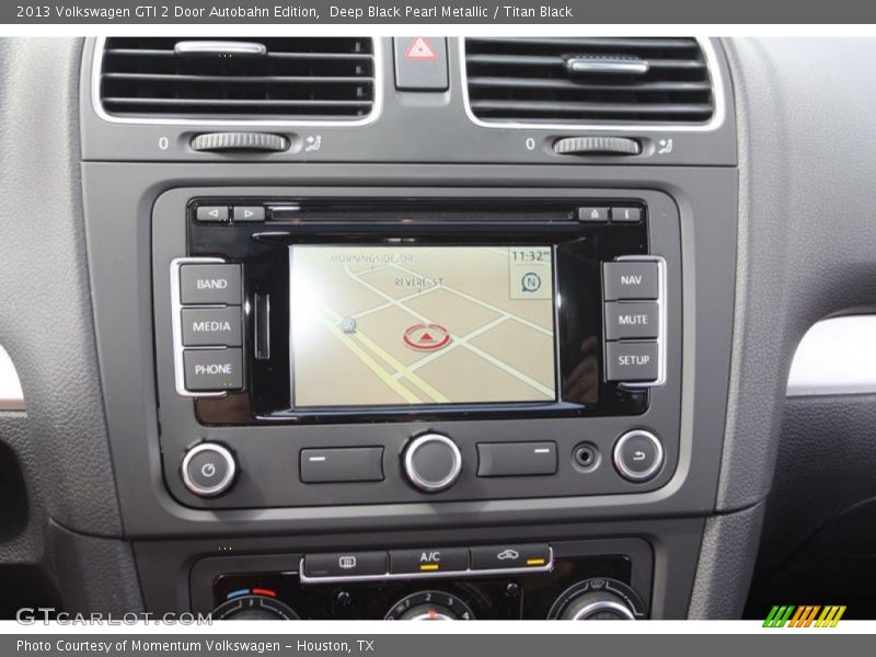 Deep Black Pearl Metallic / Titan Black 2013 Volkswagen GTI 2 Door Autobahn Edition