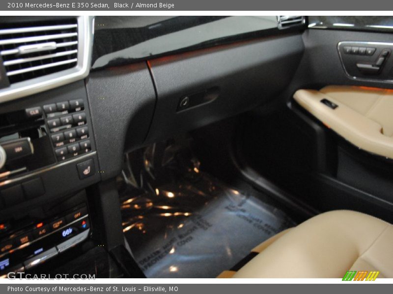 Black / Almond Beige 2010 Mercedes-Benz E 350 Sedan