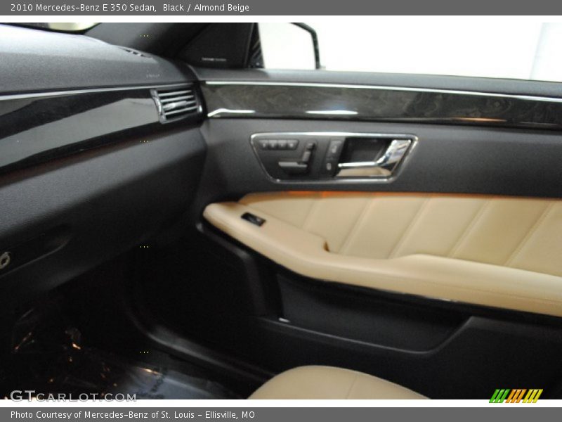 Black / Almond Beige 2010 Mercedes-Benz E 350 Sedan