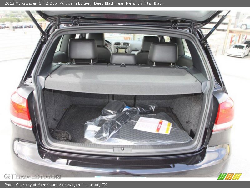 Deep Black Pearl Metallic / Titan Black 2013 Volkswagen GTI 2 Door Autobahn Edition