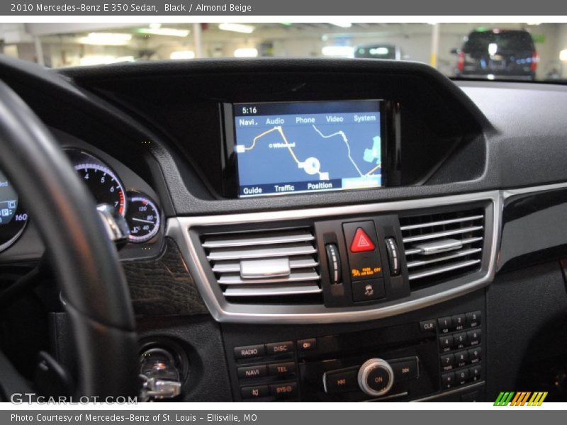 Black / Almond Beige 2010 Mercedes-Benz E 350 Sedan