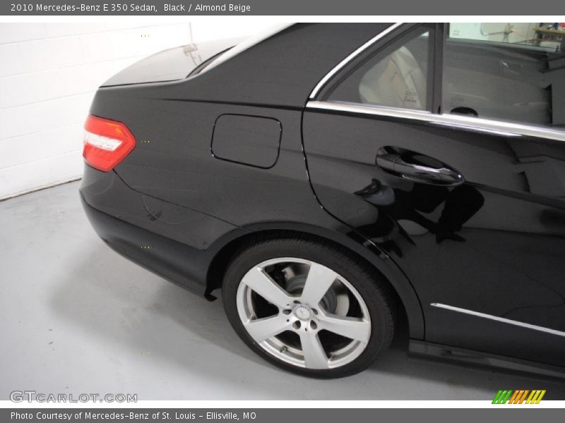 Black / Almond Beige 2010 Mercedes-Benz E 350 Sedan