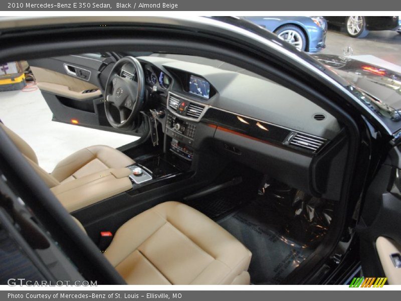 Black / Almond Beige 2010 Mercedes-Benz E 350 Sedan
