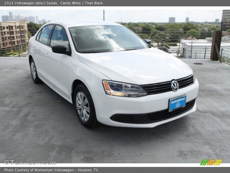 Candy White / Titan Black 2013 Volkswagen Jetta S Sedan
