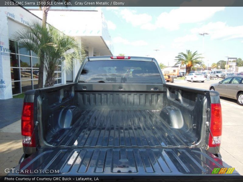 Gray Green Metallic / Ebony 2011 GMC Sierra 1500 SLE Crew Cab