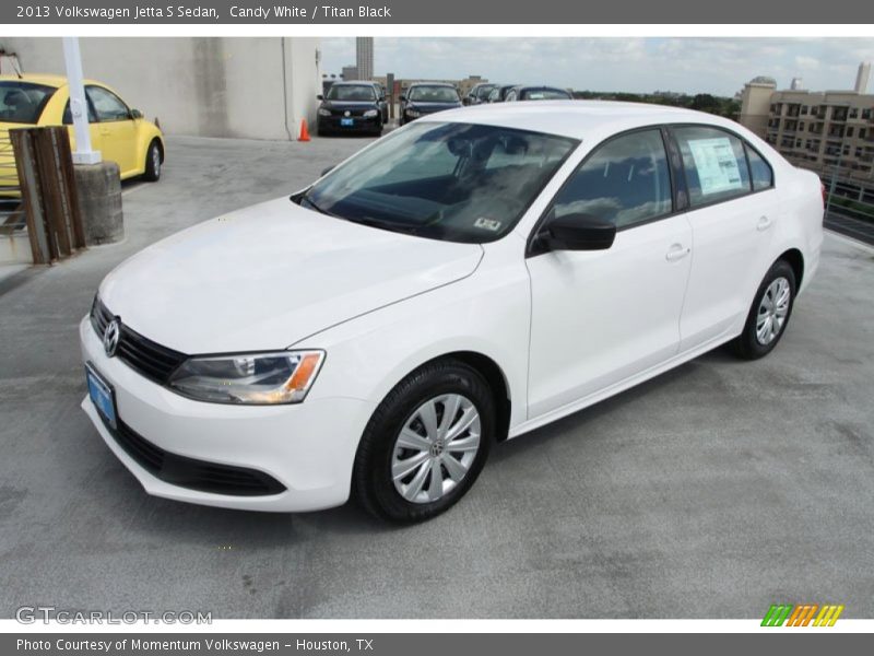 Candy White / Titan Black 2013 Volkswagen Jetta S Sedan