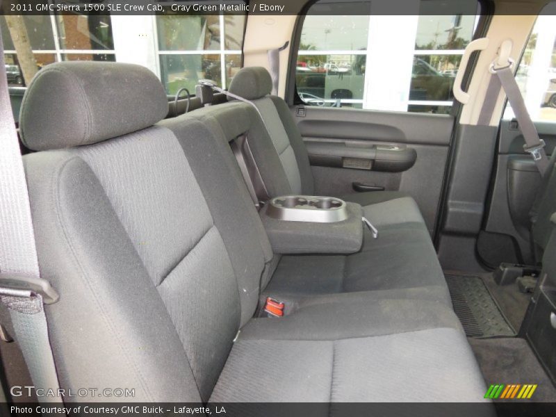 Gray Green Metallic / Ebony 2011 GMC Sierra 1500 SLE Crew Cab