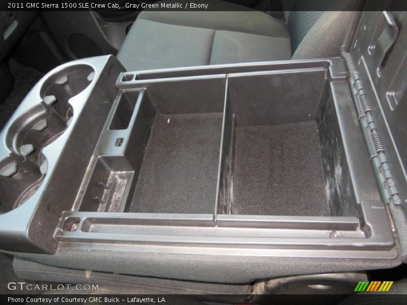 Gray Green Metallic / Ebony 2011 GMC Sierra 1500 SLE Crew Cab
