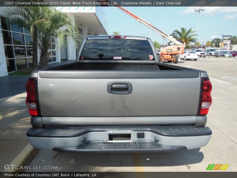 Graystone Metallic / Dark Charcoal 2007 Chevrolet Silverado 1500 Classic Work Truck Extended Cab