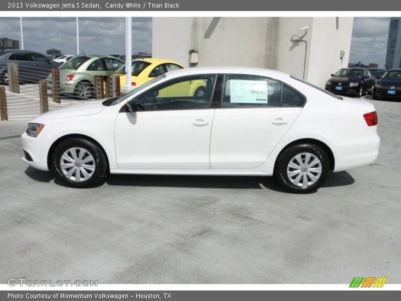 Candy White / Titan Black 2013 Volkswagen Jetta S Sedan