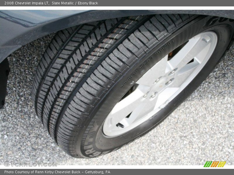 Slate Metallic / Ebony Black 2008 Chevrolet Impala LT
