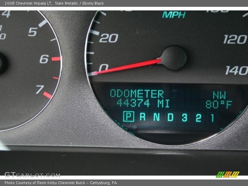 Slate Metallic / Ebony Black 2008 Chevrolet Impala LT