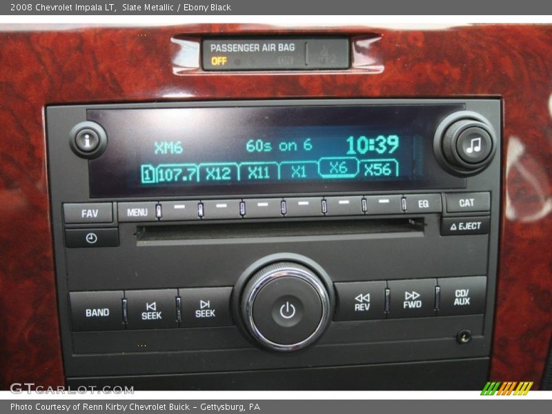 Slate Metallic / Ebony Black 2008 Chevrolet Impala LT