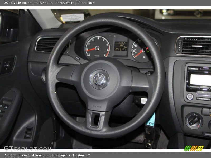 Candy White / Titan Black 2013 Volkswagen Jetta S Sedan