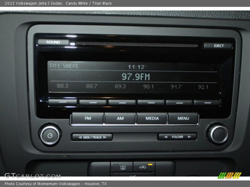 Candy White / Titan Black 2013 Volkswagen Jetta S Sedan