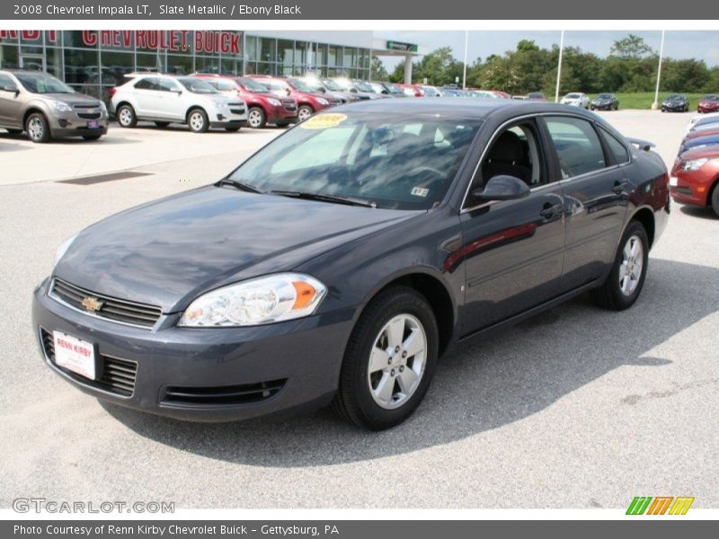 Slate Metallic / Ebony Black 2008 Chevrolet Impala LT