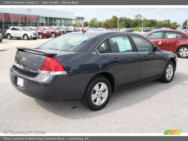 Slate Metallic / Ebony Black 2008 Chevrolet Impala LT