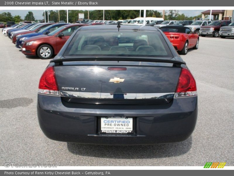 Slate Metallic / Ebony Black 2008 Chevrolet Impala LT