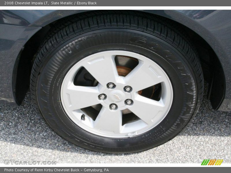 Slate Metallic / Ebony Black 2008 Chevrolet Impala LT