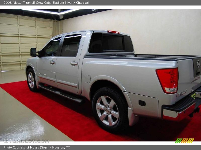 Radiant Silver / Charcoal 2008 Nissan Titan LE Crew Cab