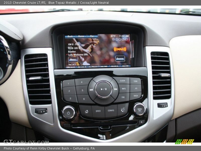 Controls of 2013 Cruze LT/RS