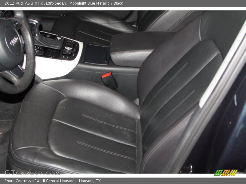 Moonlight Blue Metallic / Black 2012 Audi A6 3.0T quattro Sedan