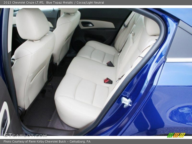 Rear Seat of 2013 Cruze LT/RS