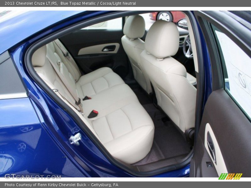 Rear Seat of 2013 Cruze LT/RS