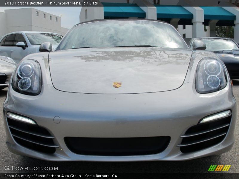 Platinum Silver Metallic / Black 2013 Porsche Boxster