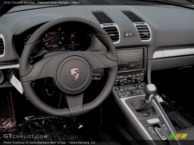 Dashboard of 2013 Boxster 