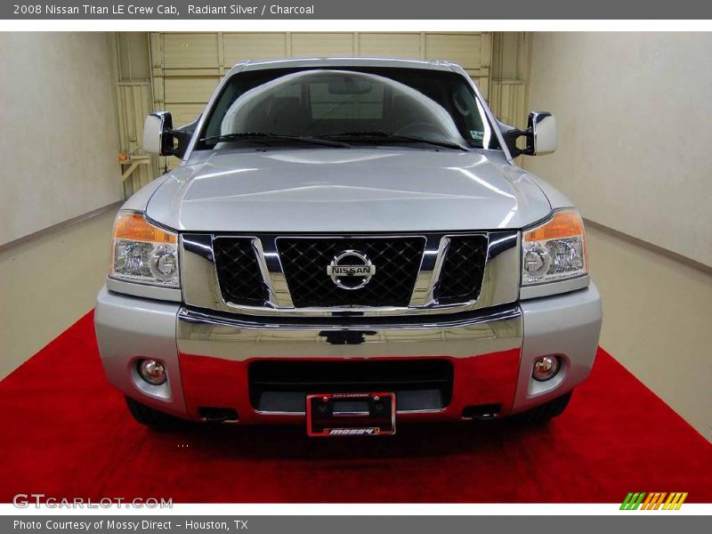 Radiant Silver / Charcoal 2008 Nissan Titan LE Crew Cab