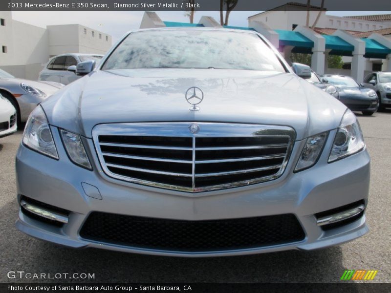 Diamond Silver Metallic / Black 2013 Mercedes-Benz E 350 Sedan