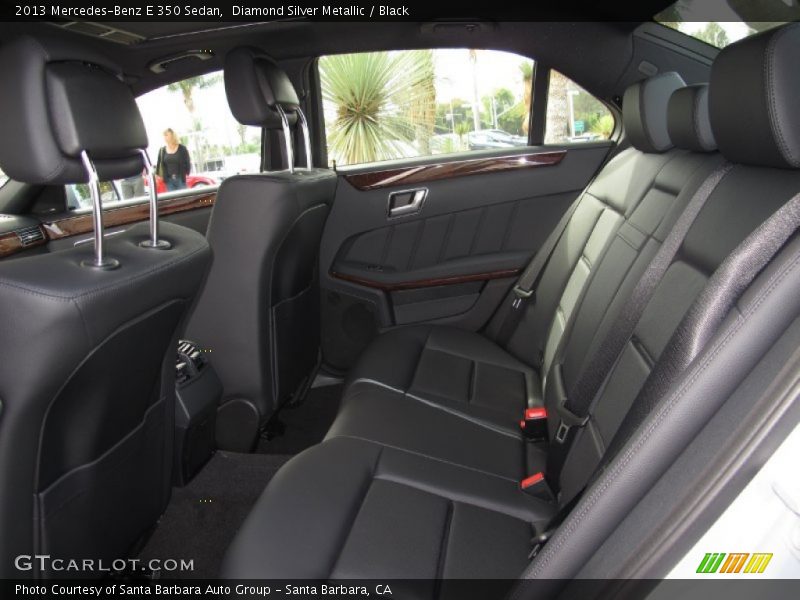 Diamond Silver Metallic / Black 2013 Mercedes-Benz E 350 Sedan
