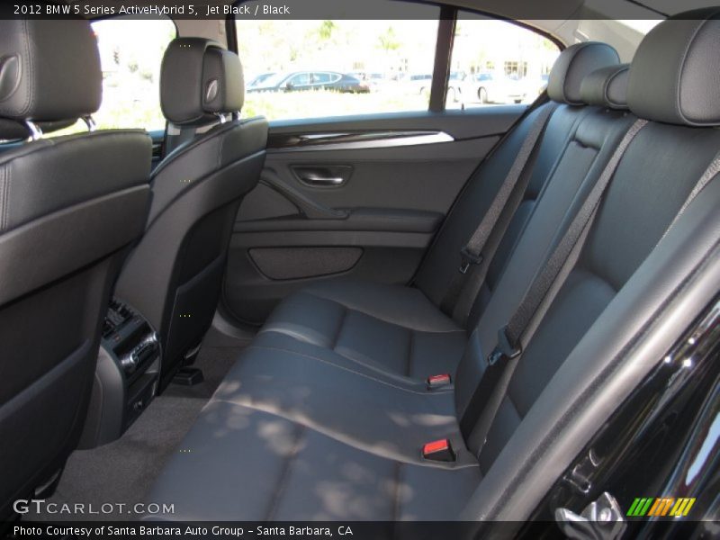 Rear Seat of 2012 5 Series ActiveHybrid 5