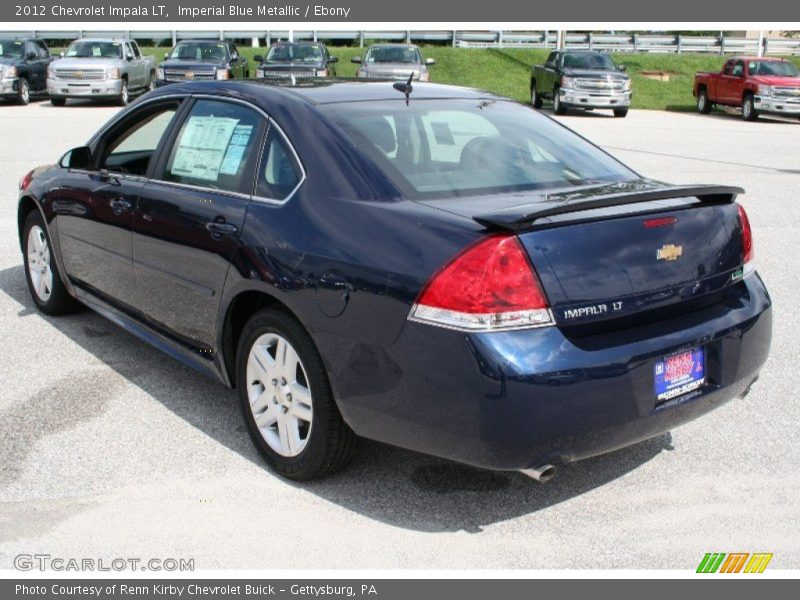 Imperial Blue Metallic / Ebony 2012 Chevrolet Impala LT