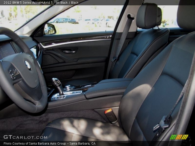 Front Seat of 2012 5 Series ActiveHybrid 5