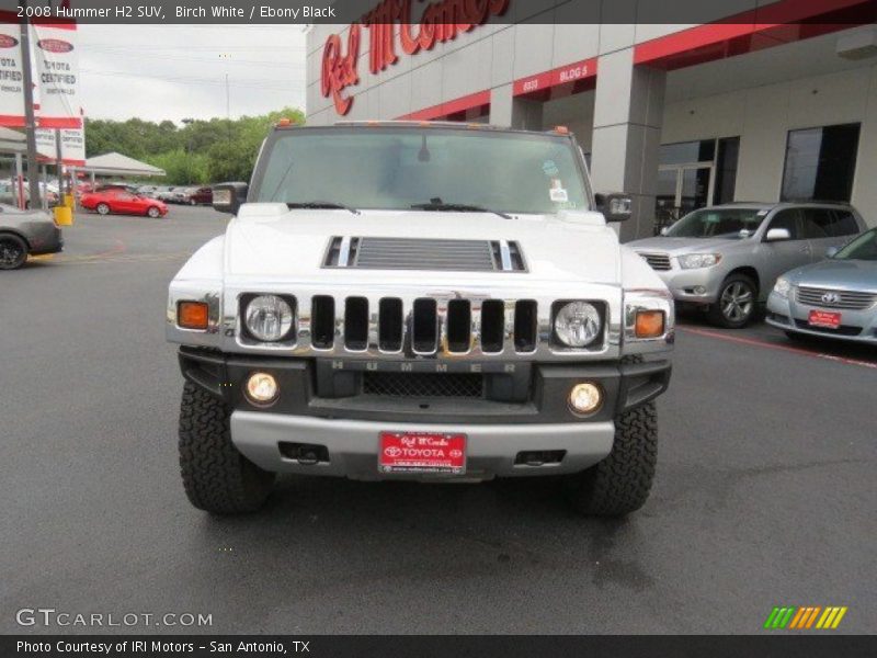 Birch White / Ebony Black 2008 Hummer H2 SUV