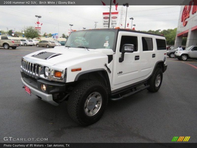 Birch White / Ebony Black 2008 Hummer H2 SUV
