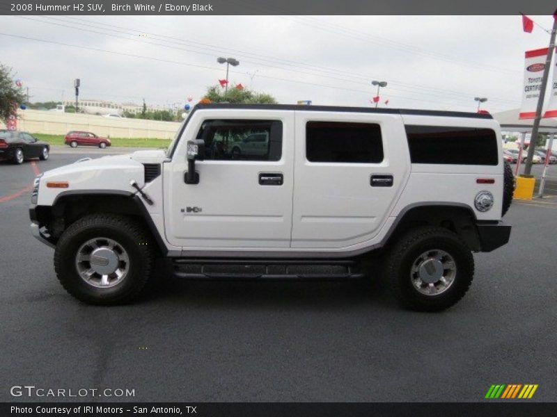 Birch White / Ebony Black 2008 Hummer H2 SUV