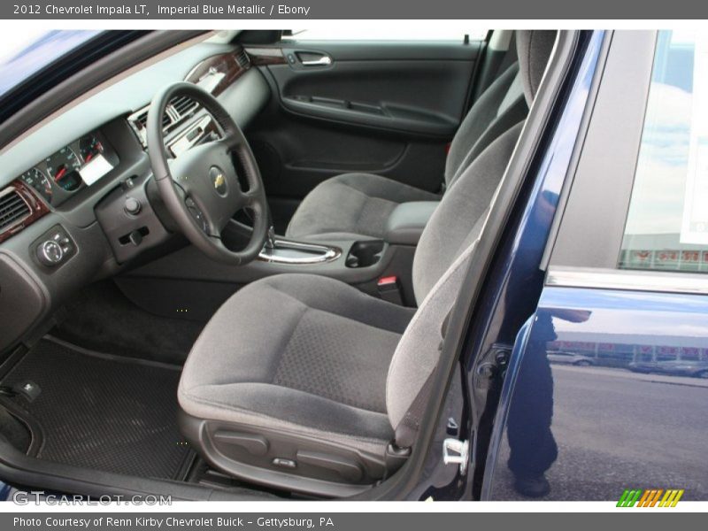 Imperial Blue Metallic / Ebony 2012 Chevrolet Impala LT