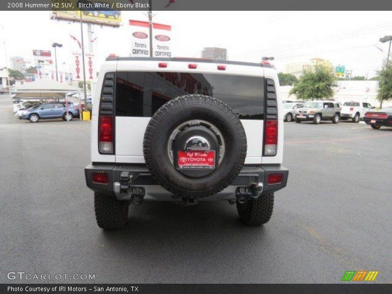 Birch White / Ebony Black 2008 Hummer H2 SUV