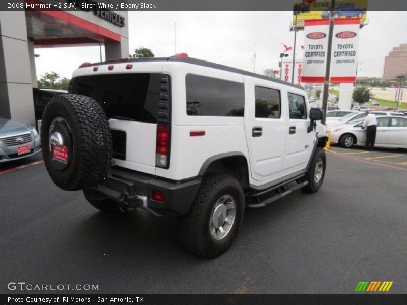Birch White / Ebony Black 2008 Hummer H2 SUV