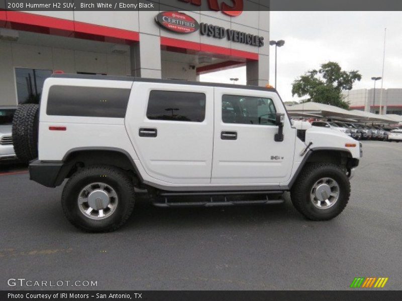 Birch White / Ebony Black 2008 Hummer H2 SUV