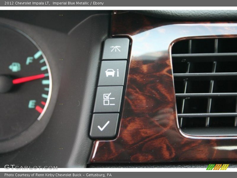 Imperial Blue Metallic / Ebony 2012 Chevrolet Impala LT