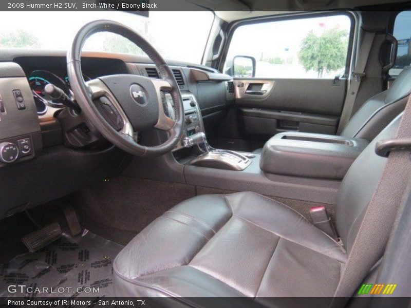 Birch White / Ebony Black 2008 Hummer H2 SUV