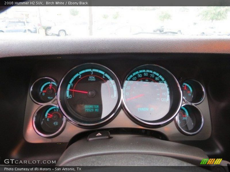 Birch White / Ebony Black 2008 Hummer H2 SUV
