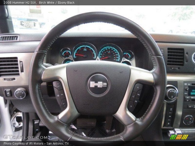 Birch White / Ebony Black 2008 Hummer H2 SUV