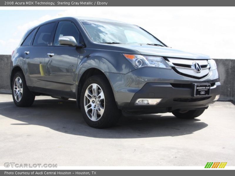 Sterling Gray Metallic / Ebony 2008 Acura MDX Technology