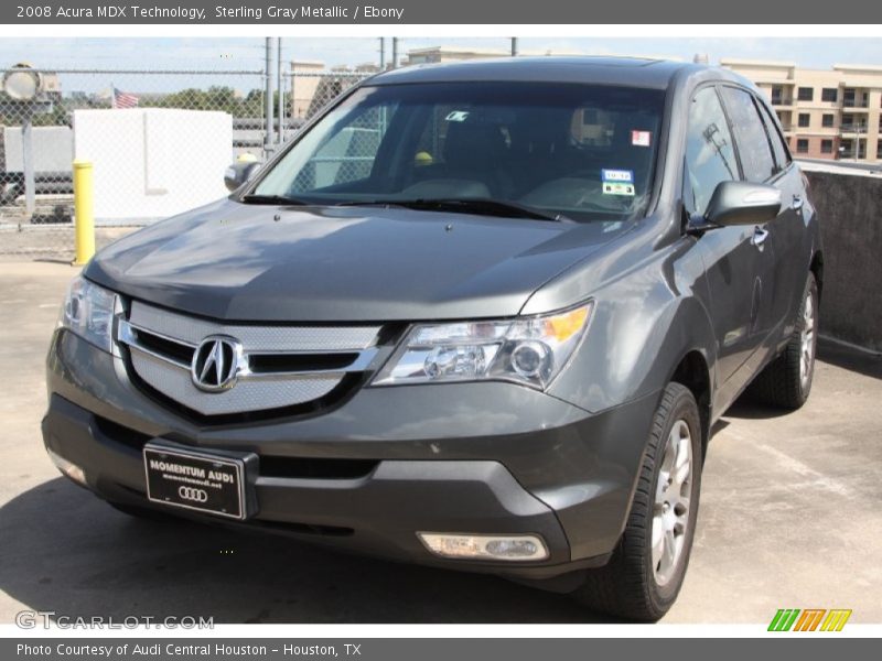 Sterling Gray Metallic / Ebony 2008 Acura MDX Technology