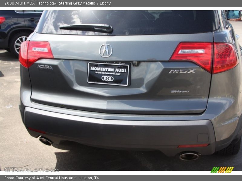 Sterling Gray Metallic / Ebony 2008 Acura MDX Technology